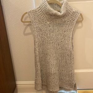 Adorable sweater turtle-neck tank. Size XS
